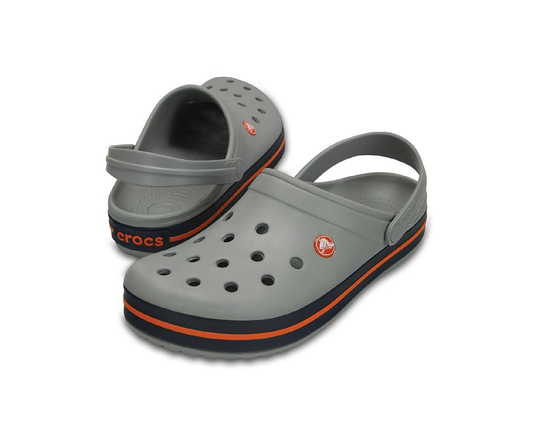 CROCS CROCBAND GRIS AVEC BANDE NOIR