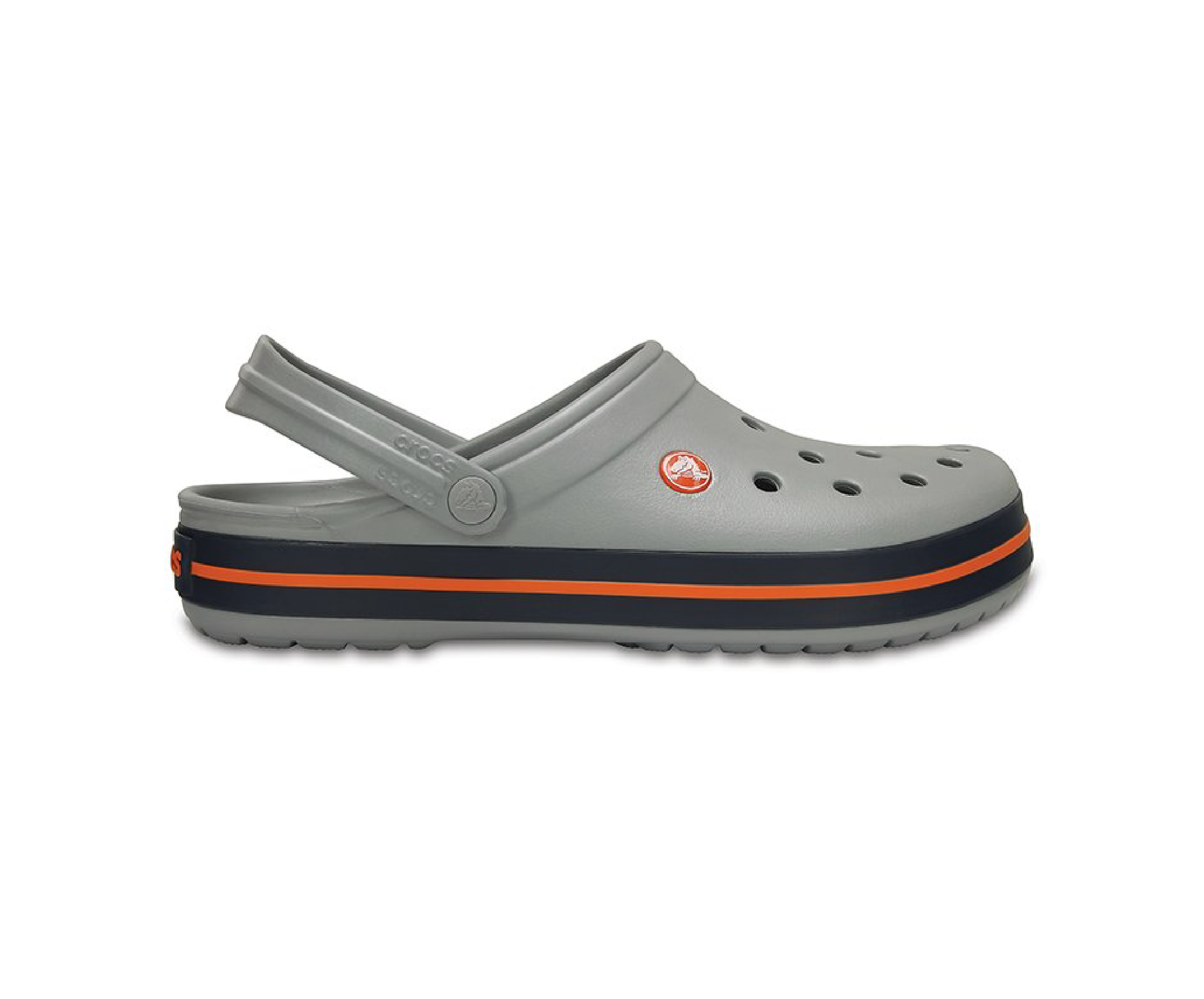 CROCS CROCBAND GRIS AVEC BANDE NOIR