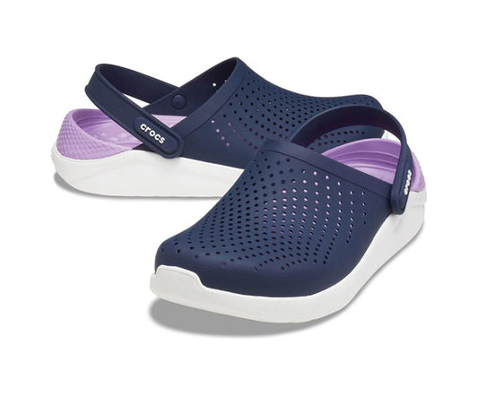 LiteRide clog bleu marine - mauve